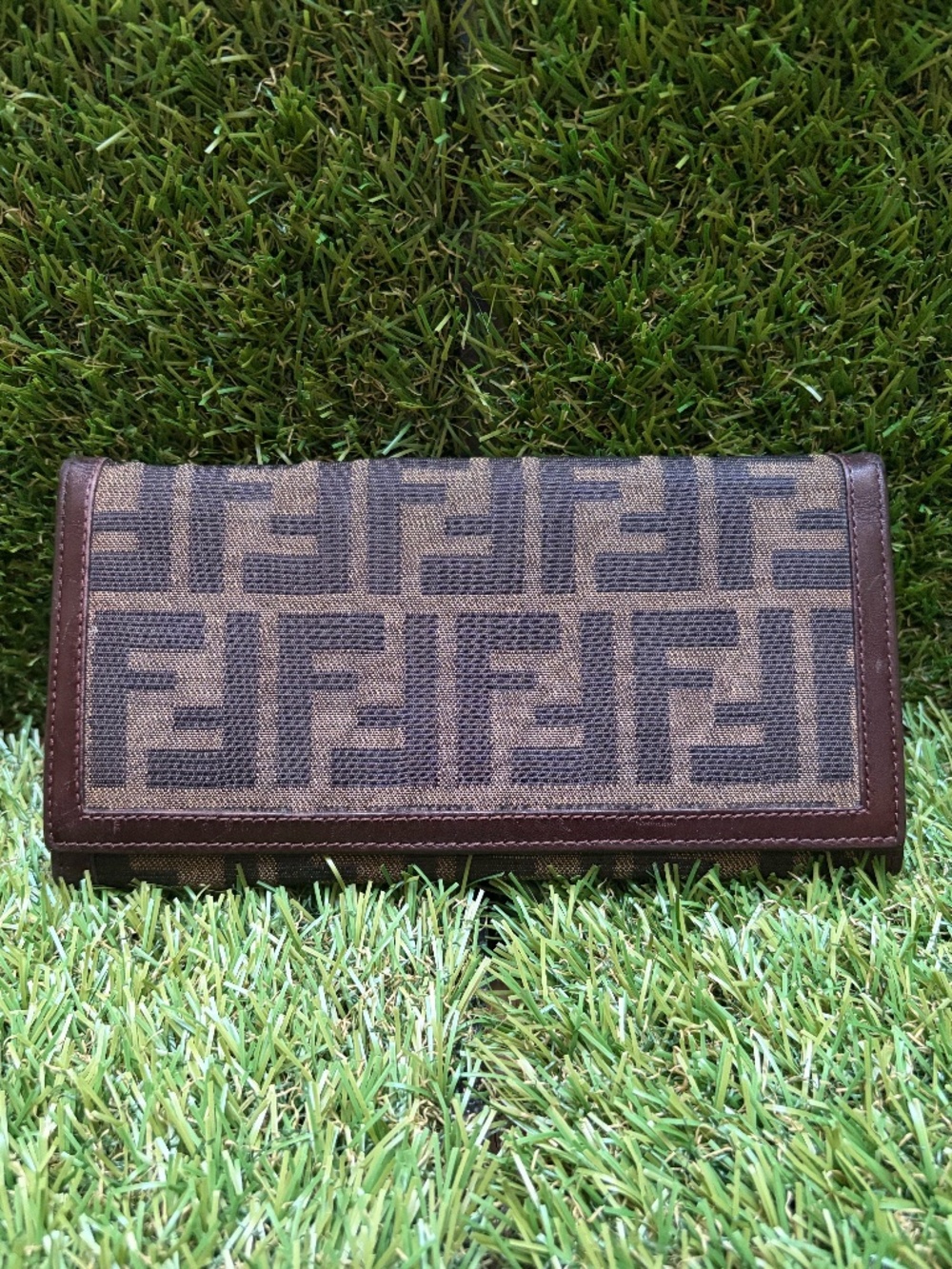 Vintage Y2K Fendi Zucca Monogram Canvas Walle
